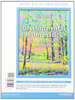 Developmental Mathematics, Books a la Carte Edition Plus MyMathLab -- Access Card Package