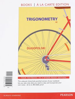 Trigonometry, Books a la Carte Edition