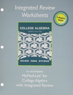 Worksheets for College Algebra with Intermediate Algebra