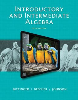 Introductory and Intermediate Algebra 5th 9780321917898 Front Cover