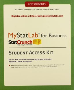 MyLab Statistics with EText for Business Statistics -- Standalone Access Card