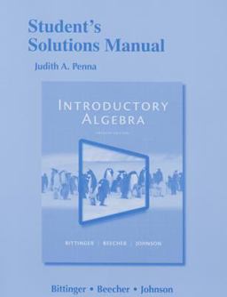 Student's Solutions Manual for Introductory Algebra