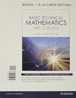 Basic Technical Mathematics with Calculus, Books a la Carte Edition