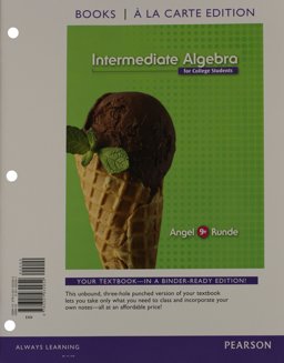 Intermediate Algebra for College Students, Books a la Carte Edition Plus NEW MyMathLab with Pearson EText -- Access Card Package