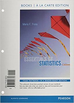Essentials of Statistics, Books a la Carte Edition