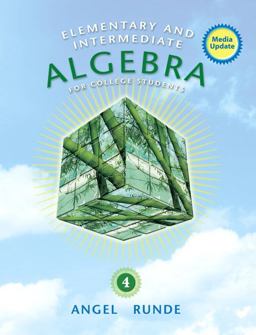 Elementary and Intermediate Algebra for College Students, Media Update Elementary and Intermediate Algebra for College Students, Media Update