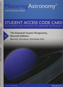 MasteringAstronomy with Pearson EText -- Standalone Access Card -- the Essential Cosmic Perspective