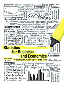 Statistics for Business and Economics Plus Mylab Statistics with Pearson EText -- Access Card Package