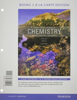 General, Organic, and Biochemistry, Books a la Carte Edition Plus MasteringChemistry with EText -- Access Card Package