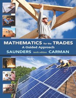 Mathematics for the Trades A Guided Approach + Mylab Math with Pearson EText 10th 9780321945297 Front Cover
