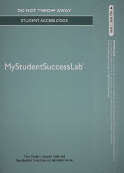 NEW MyStudentSuccessLab 2013 Update -- Standalone Access Card