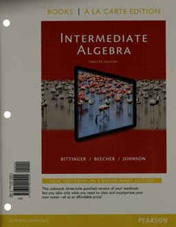 Intermediate Algebra, Books a la Carte Edition, Plus MyMathLab -- Access Card Package