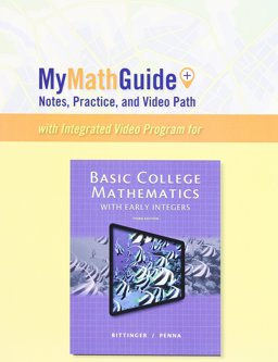 MyMathGuide for Basic College Mathematics with Early Integers, Plus MyMathLab -- Access Card Package