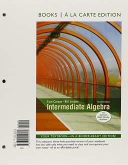 Intermediate Algebra, Books a la Carte Edition, Plus MyMathLab -- Access Card Package