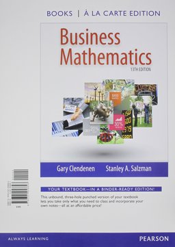 Business Mathematics, Books a la Carte Edition