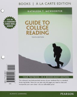 Guide to College Reading, Books a la Carte Edition