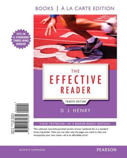 The Effective Reader, Books a la Carte Edition
