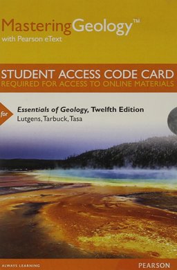 MasteringGeology with Pearson EText -- Standalone Access Card -- for Essentials of Geology