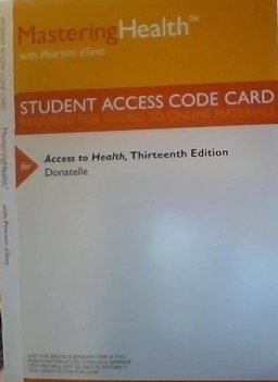 MasteringHealth with Pearson EText -- ValuePack Access Card -- for Access to Health