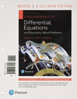 Fundamentals of Differential Equations and Boundary Value Problems, Loose-Leaf Edition