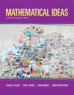 Mathematical Ideas Plus Mylab Math -- Access Card Package 13th 9780321978264 Front Cover