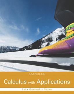 Calculus with Applications 11th 9780321979421 Front Cover