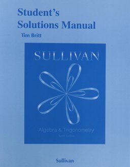 Student's Solutions Manual (Valuepak) for Algebra and Trigonometry 10th 9780321980502 Front Cover