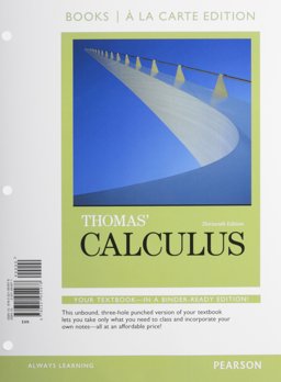 Thomas' Calculus, Books a la Carte Plus Mylab Math Student Access Kit