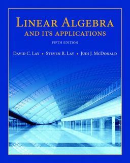 Linear Algebra and Its Applications 5th 9780321982384 Front Cover
