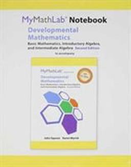 MyLab Math Notebook for Developmental Mathematics