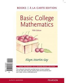 Basic College Mathematics, Books a la Carte Edition 5th 9780321985583 Front Cover