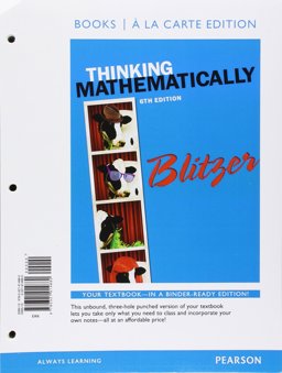 Thinking Mathematically with Integrated Review, Books a la Carte Edition, Plus MyMathLab Student Access Card and Sticker
