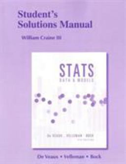 Student's Solutions Manual for Stats