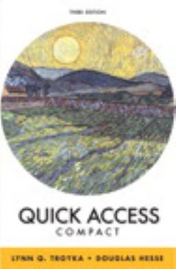 Quick Access Brief Plus NEW MyWritingLab with EText -- Access Card Package 3rd 9780321993281 Front Cover