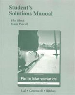 Student Solutions Manual for Finite Mathematics