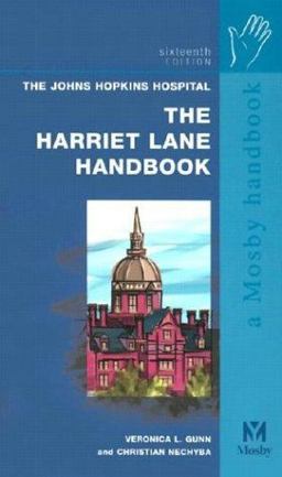 Harriet Lane Handbook 16th 9780323014861 Front Cover