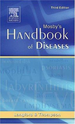 Mosby's Handbook of Diseases 3rd 9780323030113 Front Cover