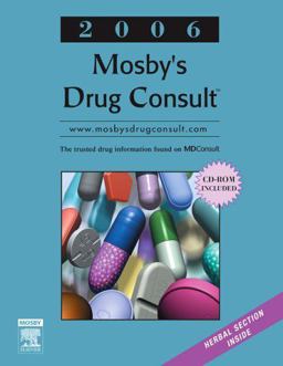 Mosby's Drug Consult 2006