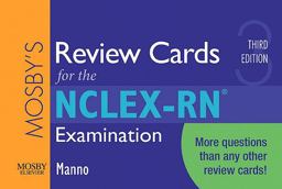 Mosby's Review Cards for the NCLEX-RNÂ® Examination 3rd 9780323057424 Front Cover