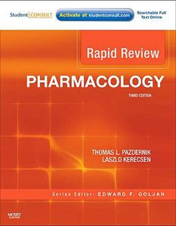 Rapid Review Pharmacology With STUDENT CONSULT Online Access 3rd 9780323068123 Front Cover