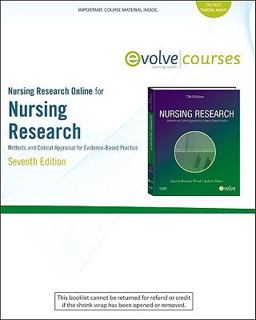 Nursing Research Online for Nursing Research (User's Guide and Access Code)