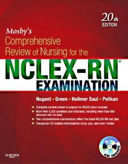 Mosby's Comprehensive Review of Nursing for the NCLEX-RNÂ® Examination 20th 9780323078955 Front Cover