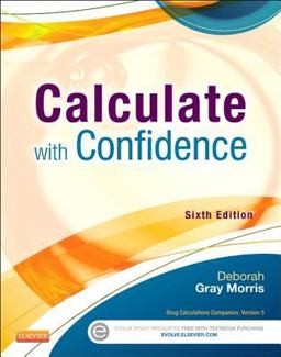 Calculate with Confidence 6th 9780323089319 Front Cover