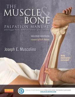 Muscle and Bone Palpation Manual with Trigger Points, Referral Patterns and Stretching 2nd 9780323221962 Front Cover