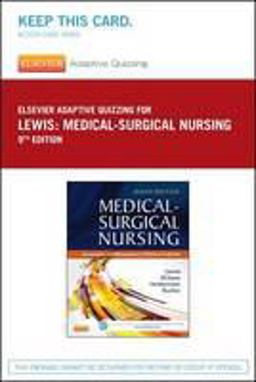 Elsevier Adaptive Quizzing for Lewis Medical-Surgical Nursing (36-Month) (Retail Access Card)