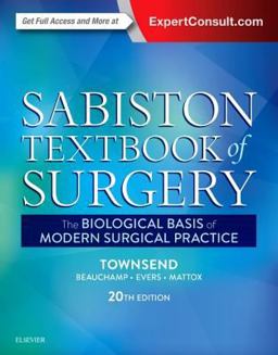 Sabiston Textbook of Surgery The Biological Basis of Modern Surgical Practice 20th 9780323299879 Front Cover