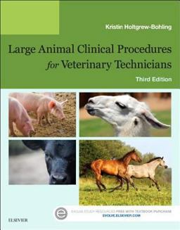 Large Animal Clinical Procedures for Veterinary Technicians 3rd 9780323341134 Front Cover
