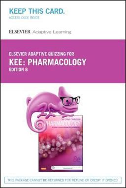 Elsevier Adaptive Quizzing for Pharmacology (Retail Access Card)