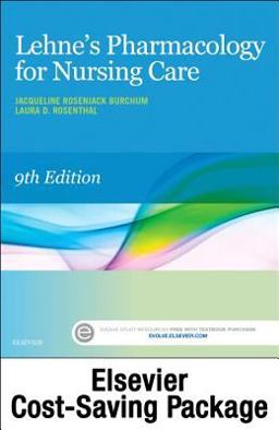 Lehne's Pharmacology for Nursing Care - Text and Elsevier Adaptive Quizzing (Access Card) Package 9th 9780323395939 Front Cover