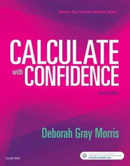 Calculate with Confidence 7th 9780323396837 Front Cover